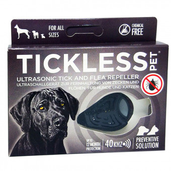 Отпугиватель клещей для собак Tickless Pet черный